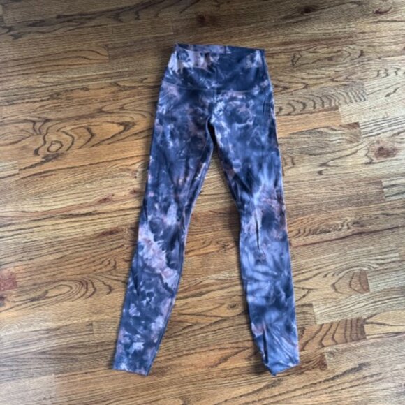 lululemon Align™ High-Rise Pant 28" Colour Diamond Dye Graphite Grey Pink Pastel - Picture 4 of 5